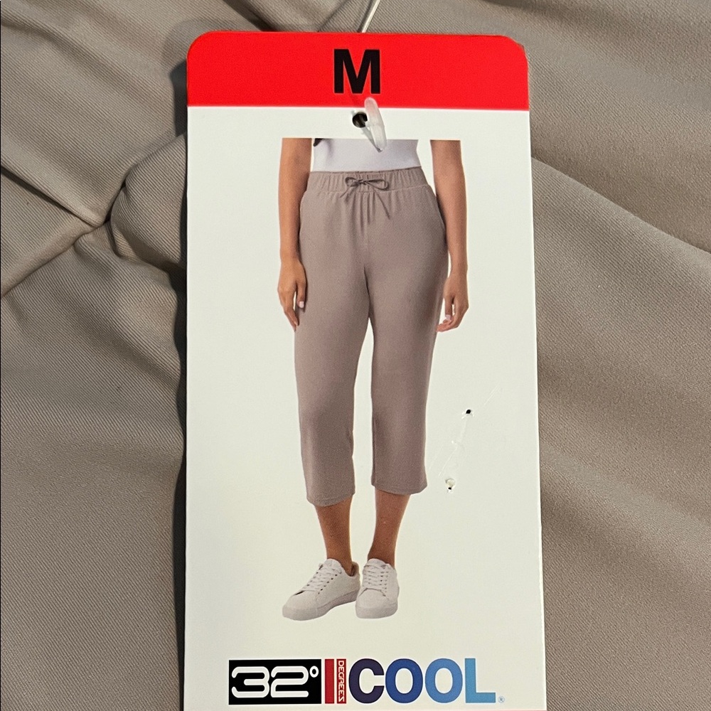 32 Degrees Women's Capri Pants - Tan Size M